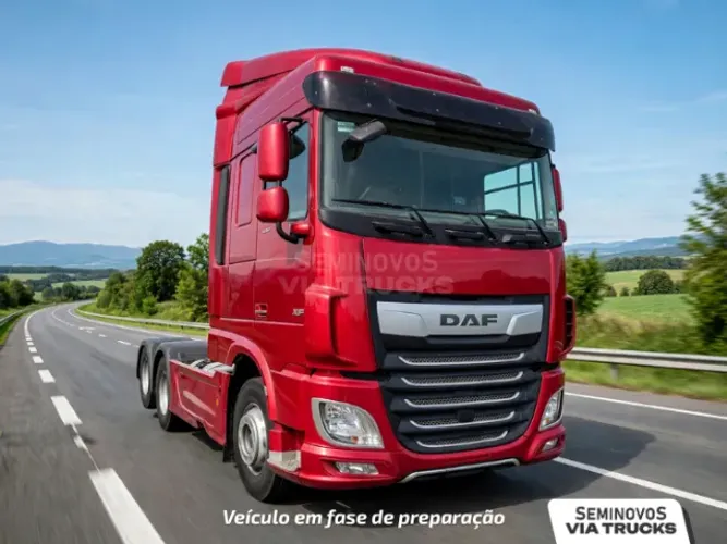 DAF XF 480 6x2 SC 2025/2025 (Em preparação) Baixa KM Seminovo com garantia