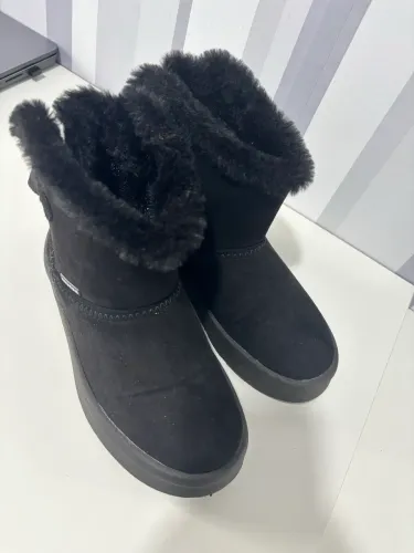 Bota Novopé Infantil Menina Pelinho Quentinha Com Laço Neve