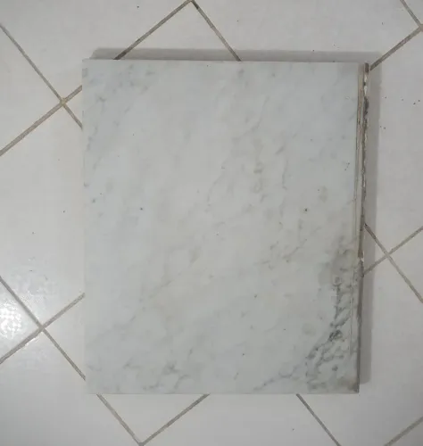 Pedra de mármore Branca Carrara