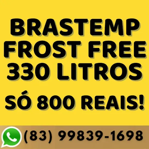 Brastemp Frost Free 330 Litros Só 800 Reais !