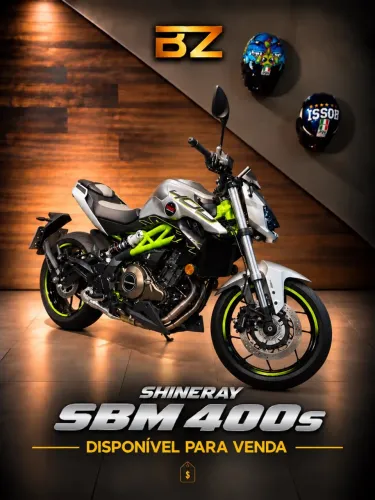 SHINERAY SBM 400s - Baixo Km - Impecável