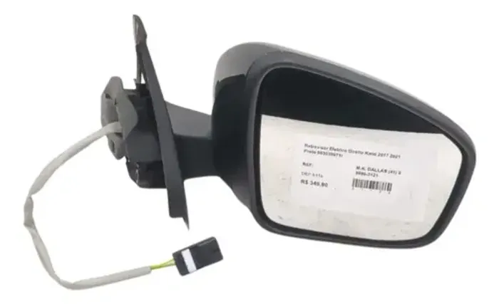 Retrovisor Eletrico Direito Kwid 2017 2021 Preto *r