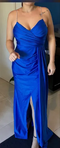 Vestido de festa Azul Royal 