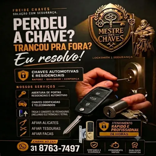 Chaveiro Residencial e Automotivo