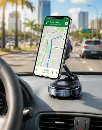 Suporte Magnético Ventosa 360°