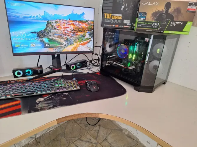 Pc gamer ryzen 5 completo ( troco em notebook)