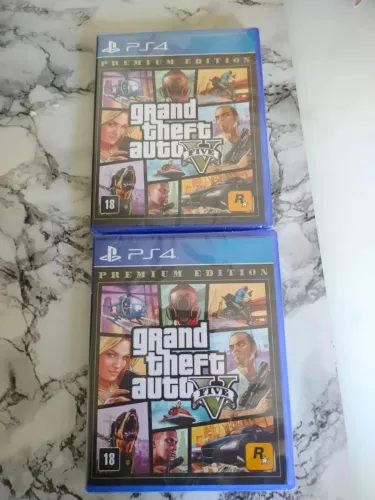 Vendo ou troco jogo gtav edição premium edition lacrados 2 unidades leia anuncio