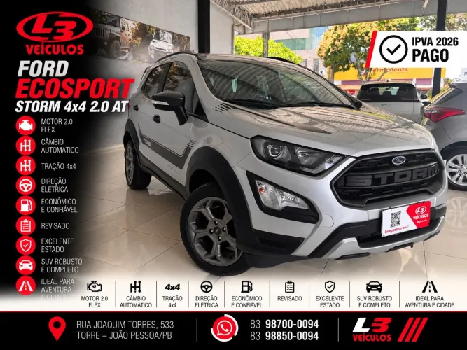 Ford Ecosport Storm 2.0 4WD 16V Flex 5P Aut. 2020