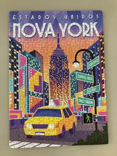 Quebra-cabeça Toyster "Postais do Mundo - Estados Unidos - Nova York", 500 peças nano