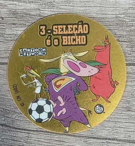 TAZO COPA TOON OURO Nº 3 - ELMA CHIPS
