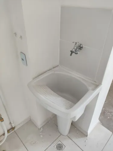 Pia de cozinha e tanque de lavar roupa 