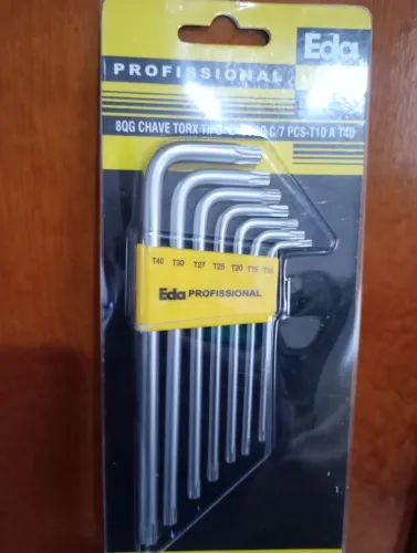 Extrator de parafusos, chaves para relojoeiro, chave torx tipo L jogo C7.