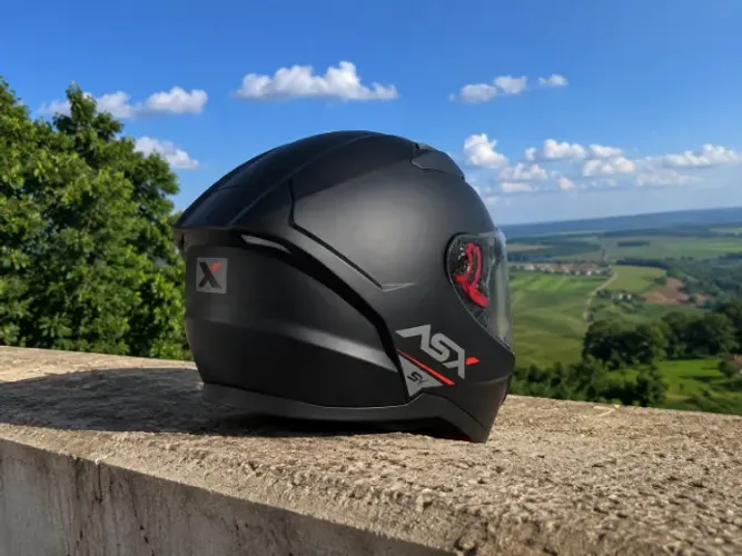Capacete ASX City Sv Solid Preto Fosco