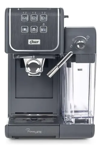 Cafeteira Expresso Oster PrimaLatte Touch Cinza BVSTEM6801-017