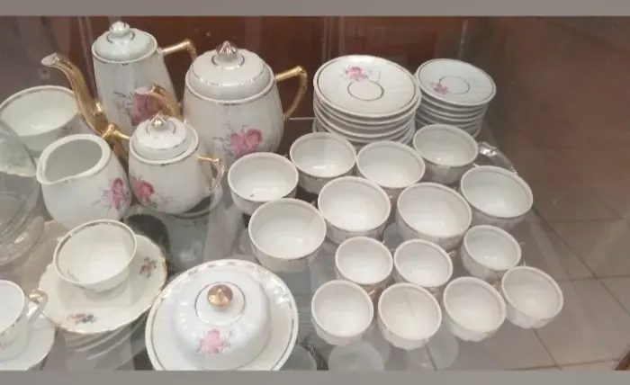 Aparelho completo de café vintage