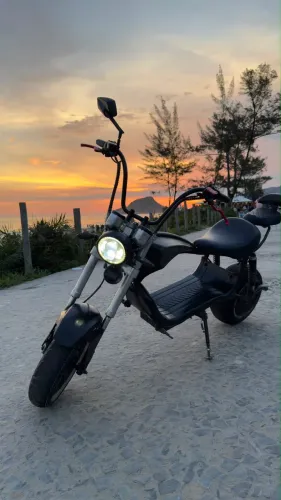 Scooter elétrica estilo Harley (tenho nota e aceito proposta)