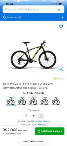 Vendo bicicleta GTS