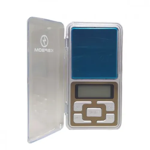 Mini Balança Digital Precisão 0.1g a 500g de Bolso Super Discreta e Compacta