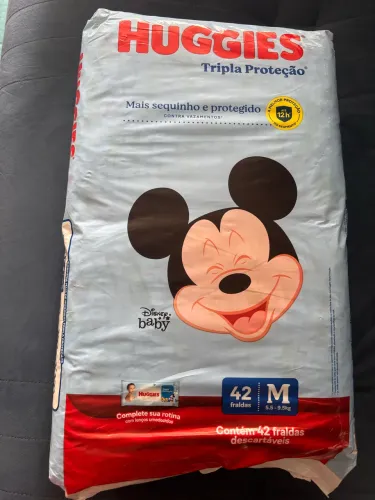 Fralda Huggies M - 42 fraldas
