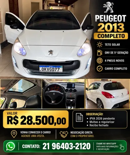 Peugeot 308 Feline 2.0 Flex 16V 5P Aut. 2013