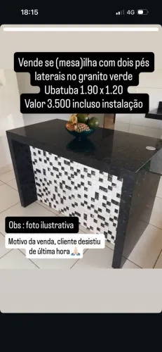 Mesa/ilha verde Ubatuba
