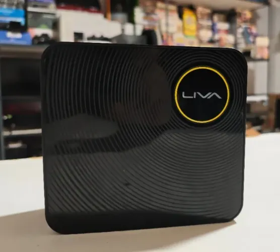 Mini PC LIVA i5 7Th com 8Gb RAM DDR4 + M2 NVME 256GB, 2 portas de rede, aceito cartão
