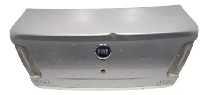 Tampa Traseira Fiat G3 Siena Prata 2004 2006 001667