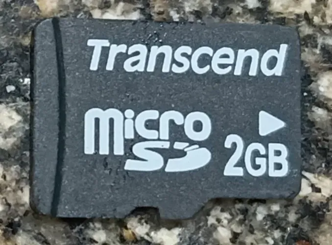 Cartão de memória Micro SD 2GB
