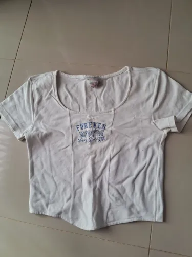 Blusas cropeds tamanho 12 e 14