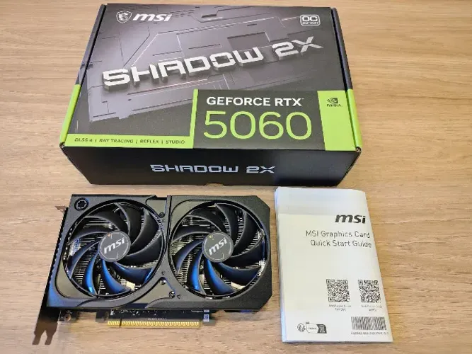 Placa de Video GeForce RTX 5060 8gb MSI Shadow NOVA Gtia até Julho/2029