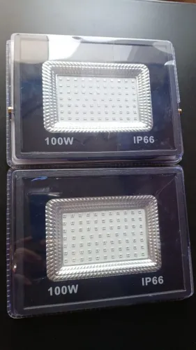 2 REFLETORES LED 100W IP66