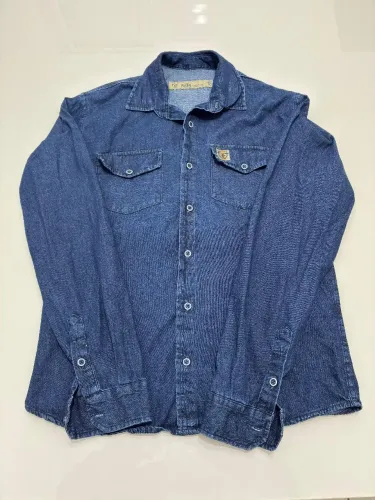 Camisa jeans masculino 