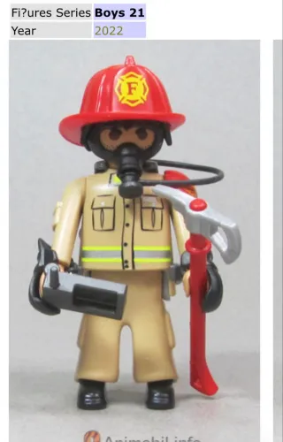 Playmobil da série 21 bombeiro  2 