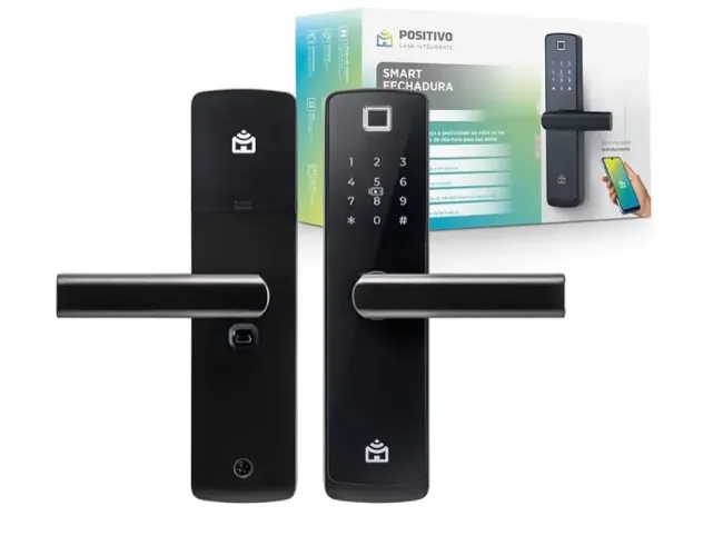 Fechadura Digital Positivo Wi-Fi de Embutir - Troco por Smartwatch