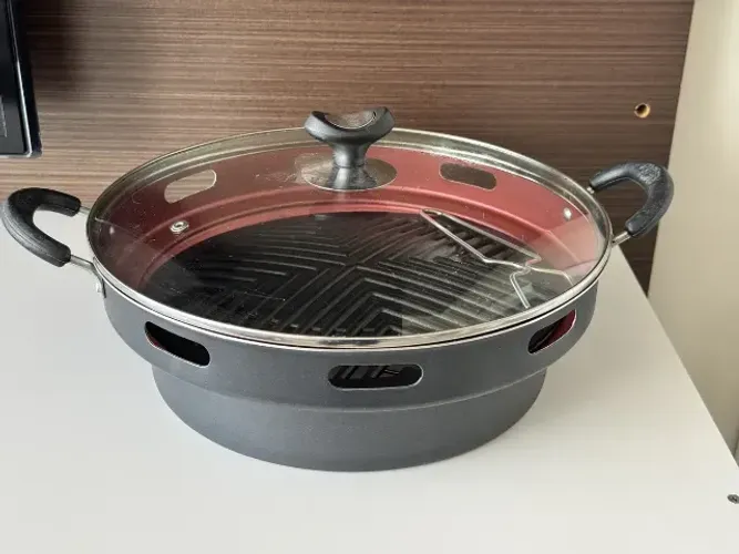 Churrasqueira Aluminio Vigor Teflom - Prata (Usado)