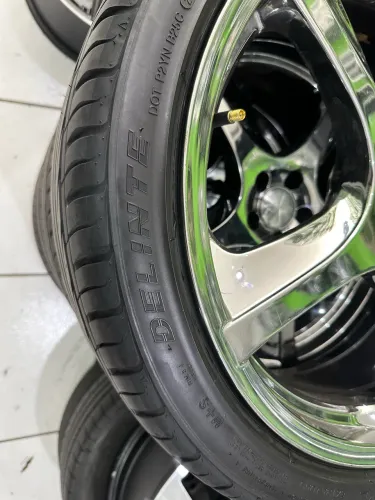 Jg Roda Raw Aro 19 5x100 Cromada + Pneu 225/40/19 Delinte