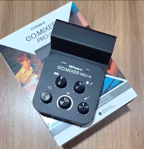 Interface de áudio Go Mixer PRO-X Roland; Celular/PC/Live