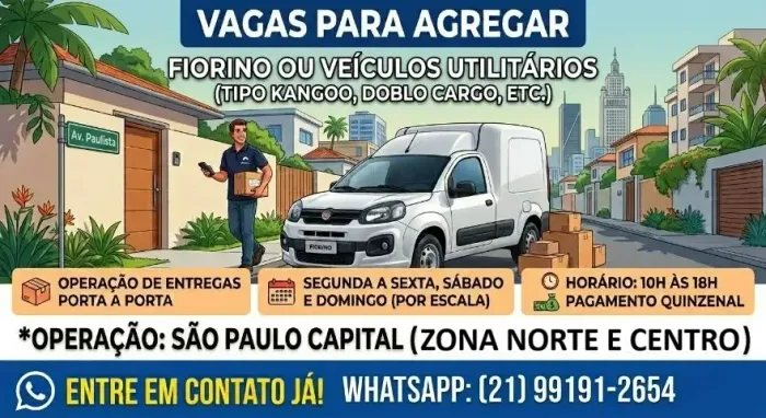 Agrego Fiorino Centro e Norte São Paulo