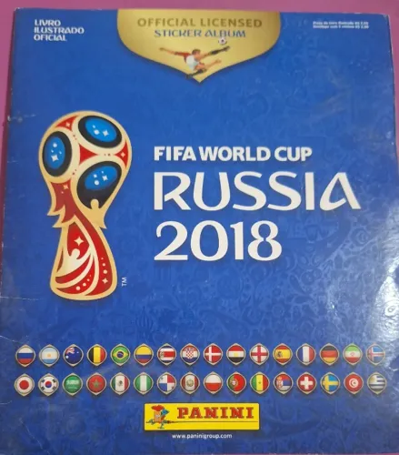 ÁLBUM OFICIAL COPA DO MUNDO RÚSSIA 2018 - COMPLETO + KIT DE ATUALIZAÇÃO