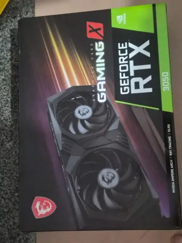 MSI gaming X Rtx 3050 8GB (sem 10x sem juros)