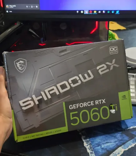 Rtx 5060 Ti OC 8Gb Shadow NOVA LACRADA!!!
