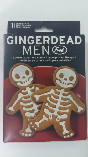 Cortador de Biscoito Gingerdead Men - Caveira de Halloween