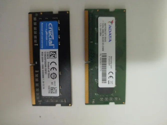 2 Memórias RAM 8gb (16gb) DDR4 para Notebook