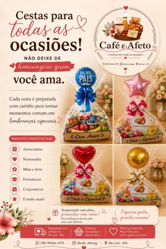 Cestas para ocasiões especiais