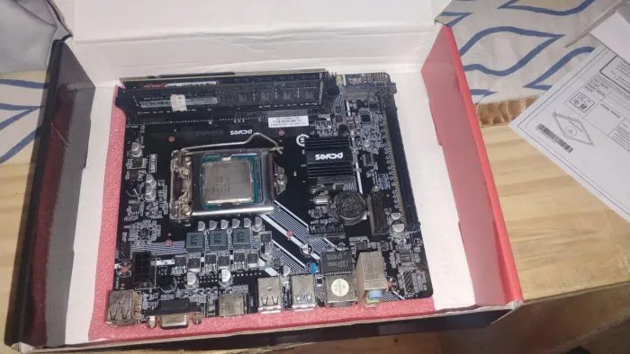 Placa mãe 1150 com i5 4690k 16gbram ddr3
