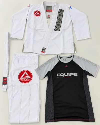 Kimono Gracie Barra GB1 V2 - Branco