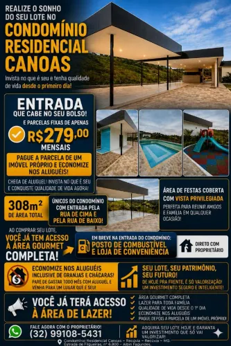 Compre seu terreno! Veja as fotos.