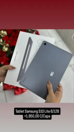 Tablet Samsung S10 Lite 6/128 - C/Capa