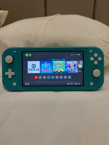 Nintendo switch lite turquesa