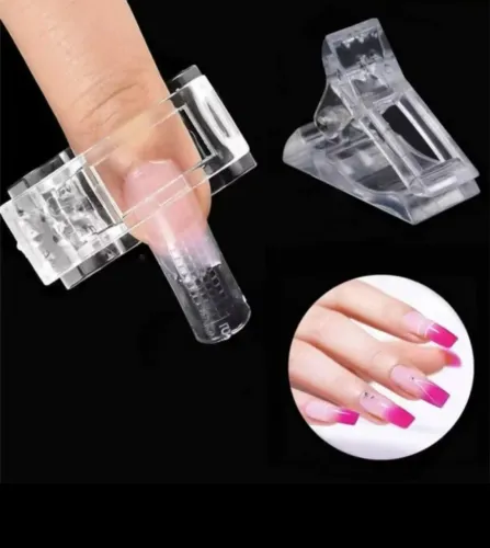 Presilha acrílica para modelagem de gel em formato molde F1